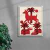 Before the Smoke contemporary wall art print by Kwonny - sold by DROOL