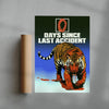0 Days Since Last Accident contemporary wall art print by Othman Zougam - sold by DROOL