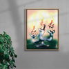 Velas contemporary wall art print by Florencia Pernicone - sold by DROOL