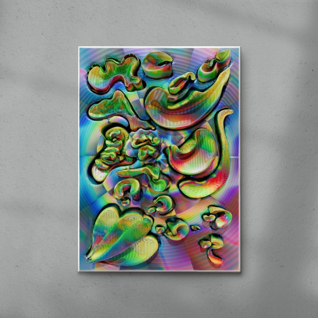 Holo contemporary wall art print by Misbah Anjum-James - sold by DROOL