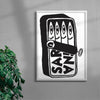 Sardina contemporary wall art print by Max Blackmore - sold by DROOL
