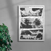 Still here contemporary wall art print by Todd Pham - sold by DROOL