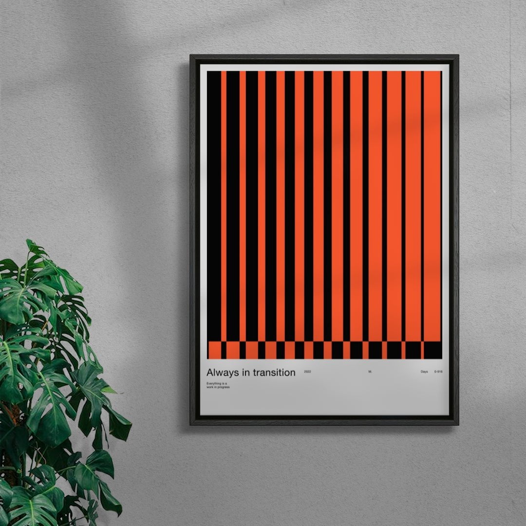 Always in transition contemporary wall art print by Mirza Talovic - sold by DROOL