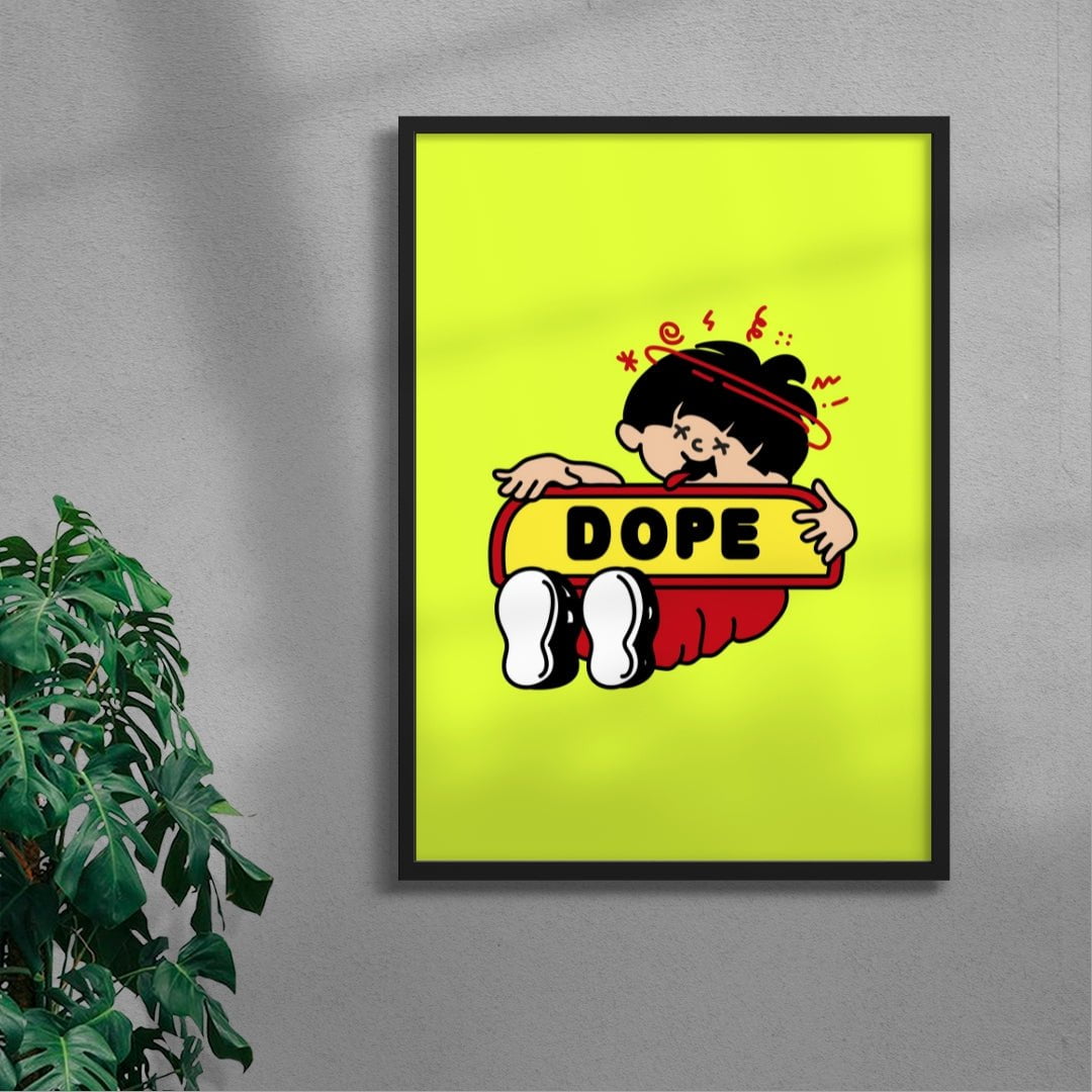 Dope contemporary wall art print by Ignorance1 - sold by DROOL