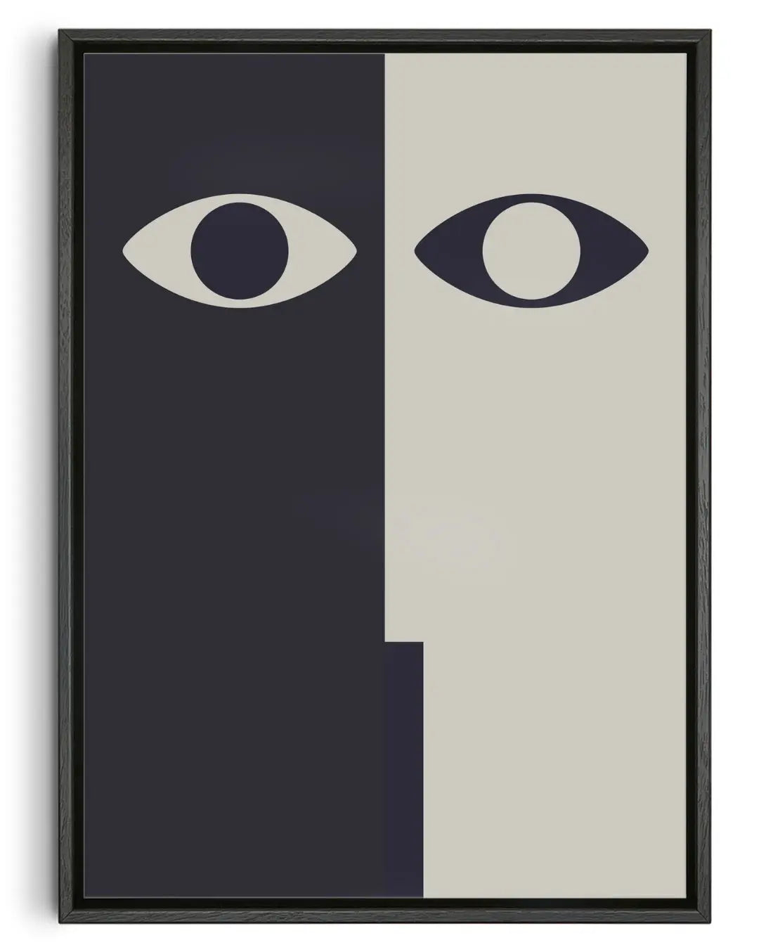 The Face contemporary canvas print by Linus Lohoff - sold by DROOL