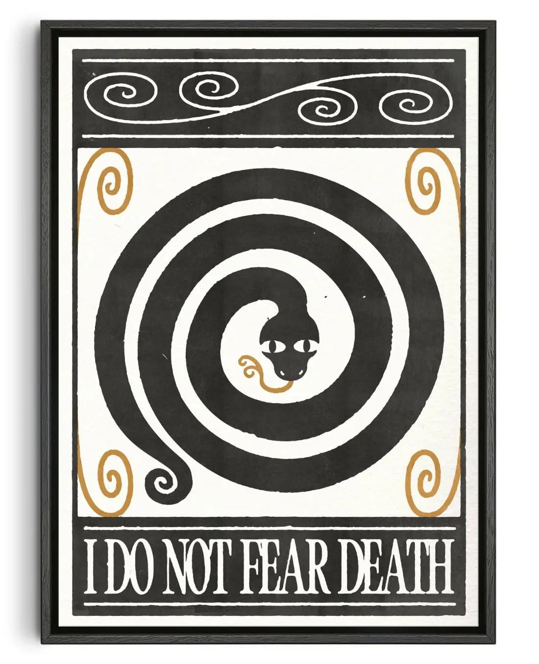 Do Not Fear contemporary wall art print by Alexander Khabbazi - sold by DROOL