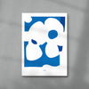 Linum contemporary wall art print by Rikki Hewitt - sold by DROOL