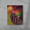 Melts in your hand contemporary wall art print by Ed Reika - sold by DROOL