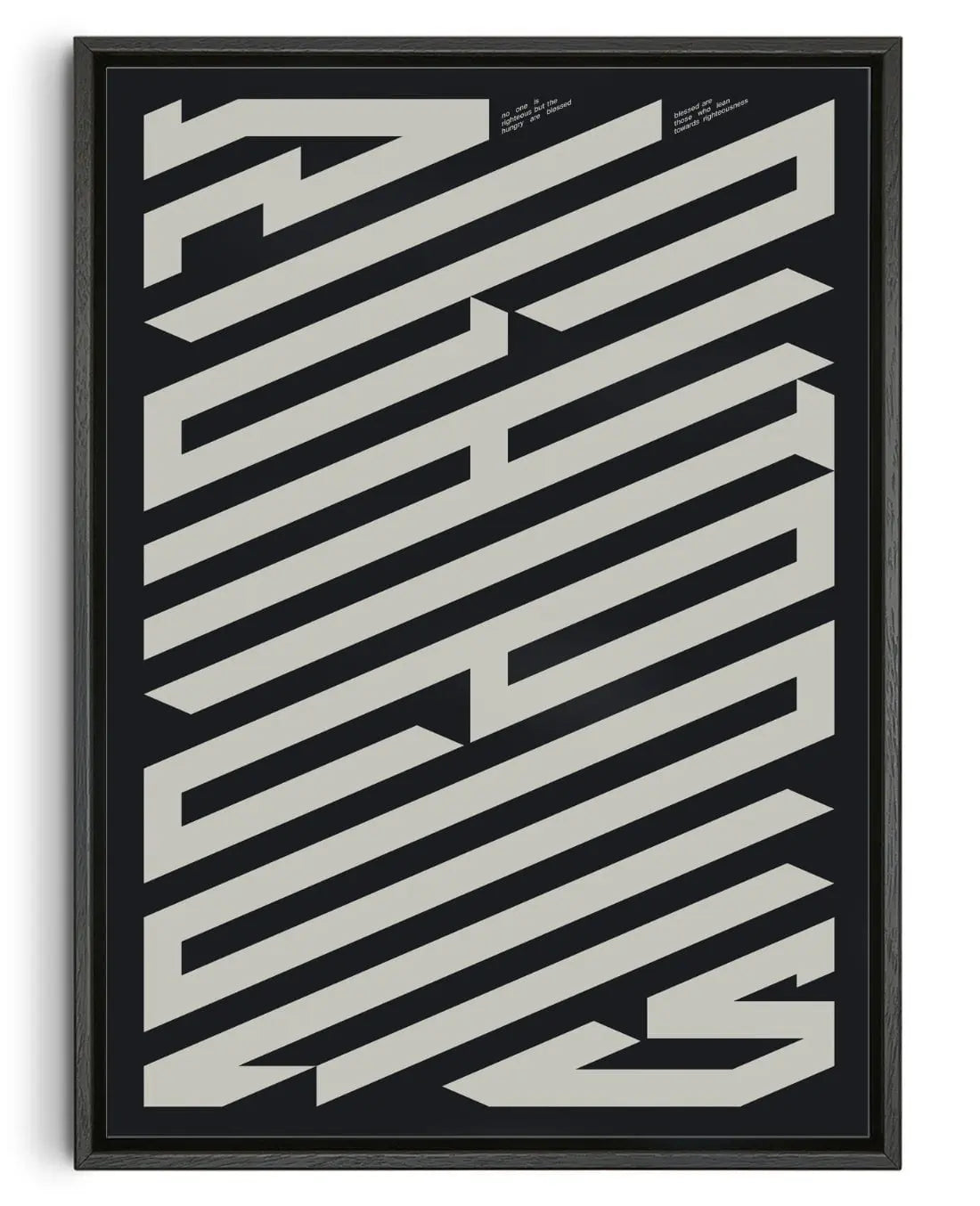RIGHTEOUS contemporary wall art print by Xtian Miller - sold by DROOL