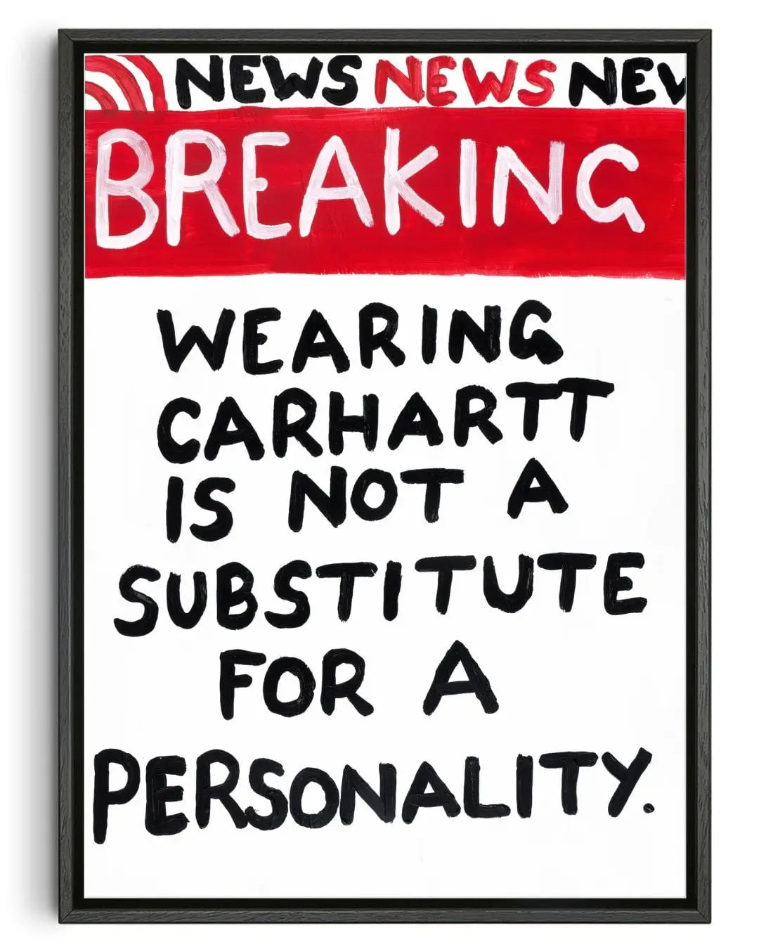 Carhartt Mafia contemporary wall art print by Times New Roadman - sold by DROOL