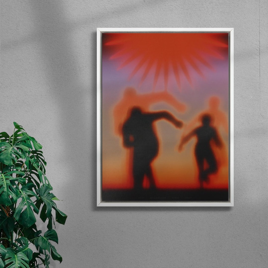 What Happened contemporary wall art print by Antoine Paikert - sold by DROOL