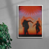 What Happened contemporary wall art print by Antoine Paikert - sold by DROOL