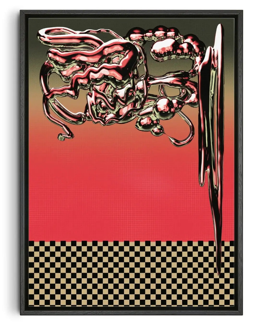 Virtual Dream 3/3 contemporary wall art print by Tristan Miller - sold by DROOL