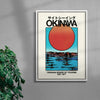 Okinawa 2 contemporary wall art print by Othman Zougam - sold by DROOL