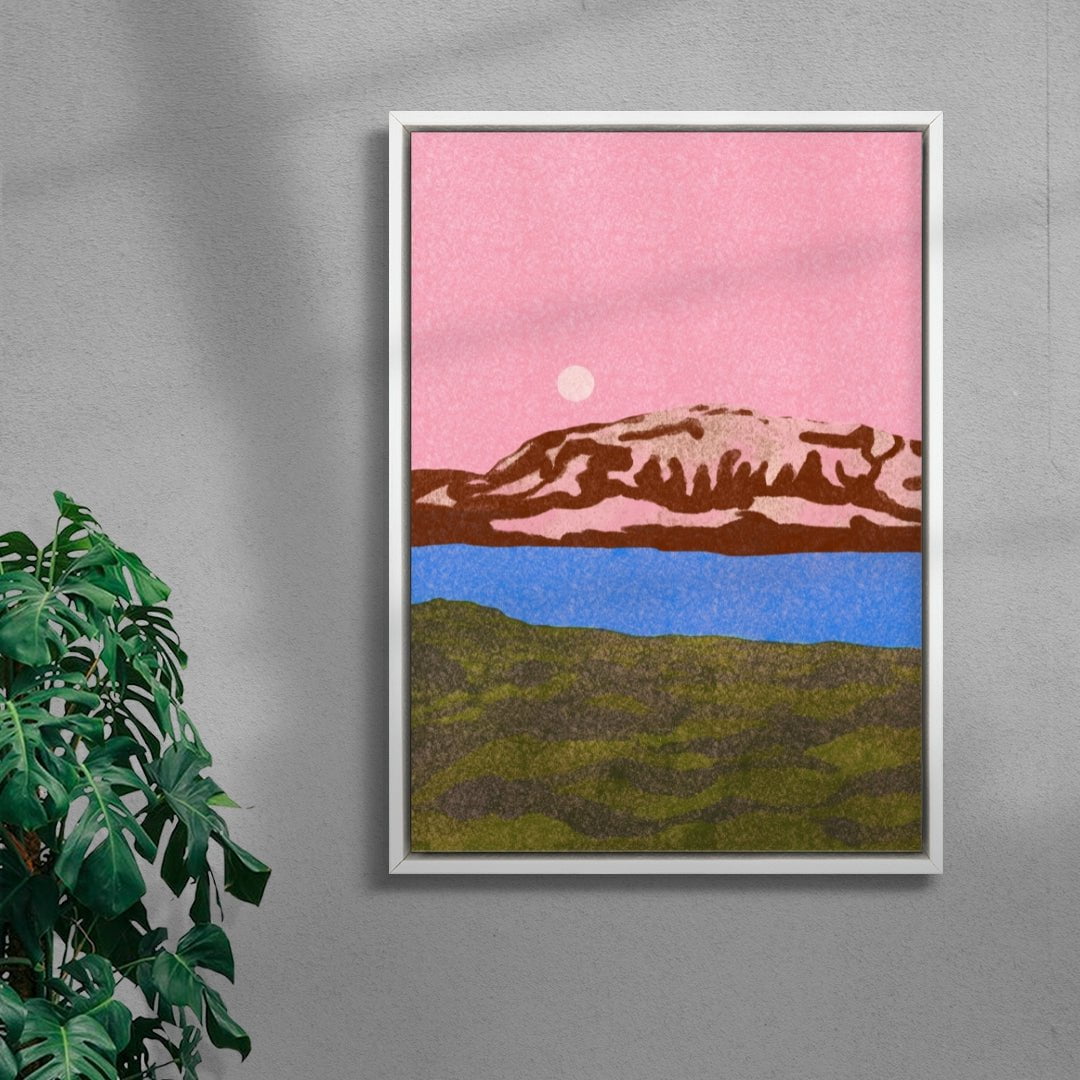 Jökulsárlón contemporary wall art print by Lily Kong - sold by DROOL