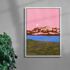 Jökulsárlón contemporary wall art print by Lily Kong - sold by DROOL