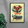 Encuentro contemporary wall art print by Florencia Pernicone - sold by DROOL