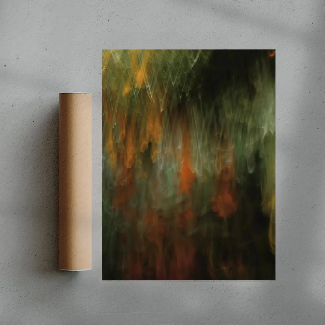 Autumn Echoes contemporary wall art print by OumaïMa Belouali - sold by DROOL