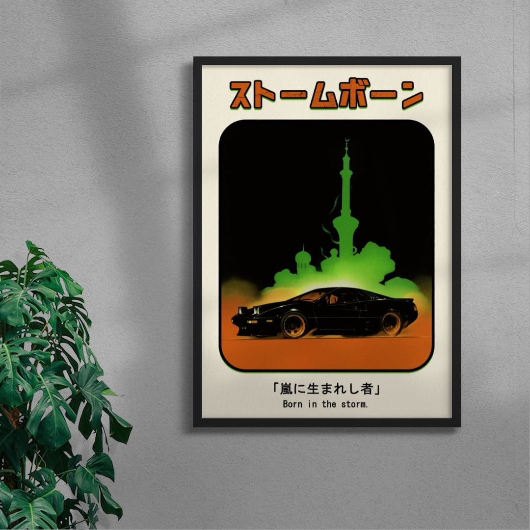 Stormborn contemporary wall art print by dolorsilentium - sold by DROOL