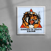 Danger of Death contemporary wall art print by Othman Zougam - sold by DROOL