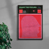 Shake The Feeling contemporary wall art print by Imo Sinclair - sold by DROOL