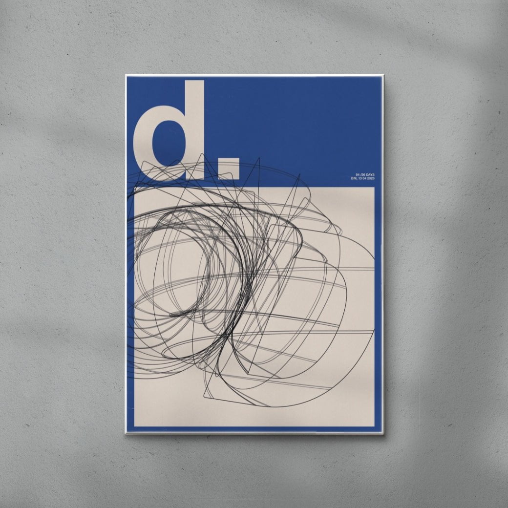 d. contemporary wall art print by Brad Mead - sold by DROOL