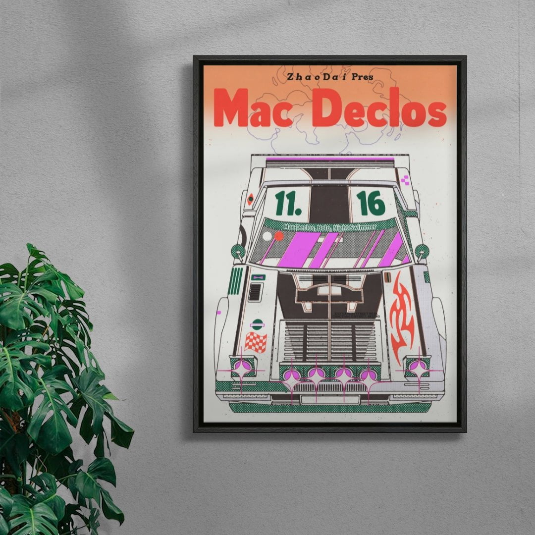 Zhao Dai pres. Mac Declos contemporary wall art print by MENSLIES - sold by DROOL