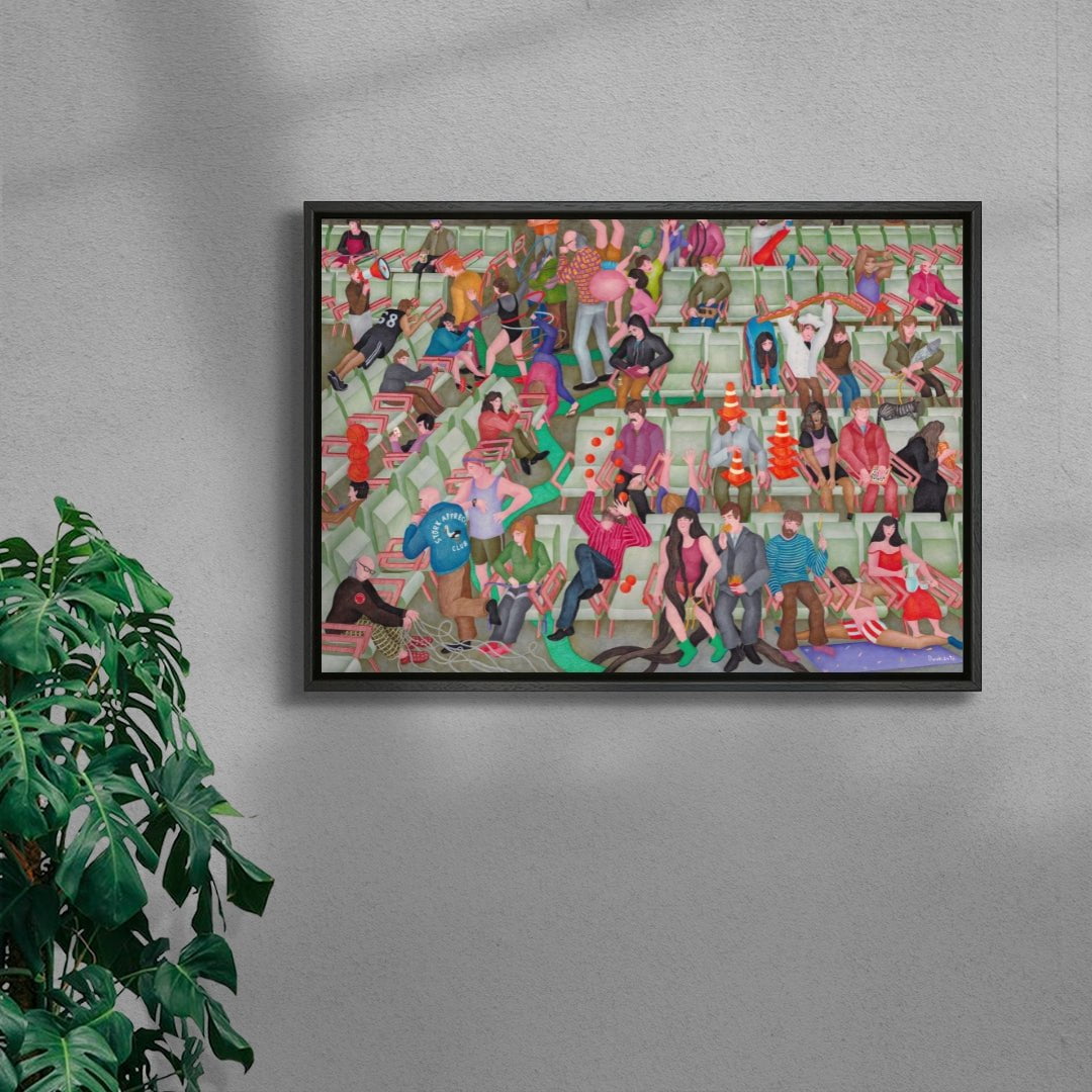 World Records' Waiting Room contemporary wall art print by Daukantė - sold by DROOL