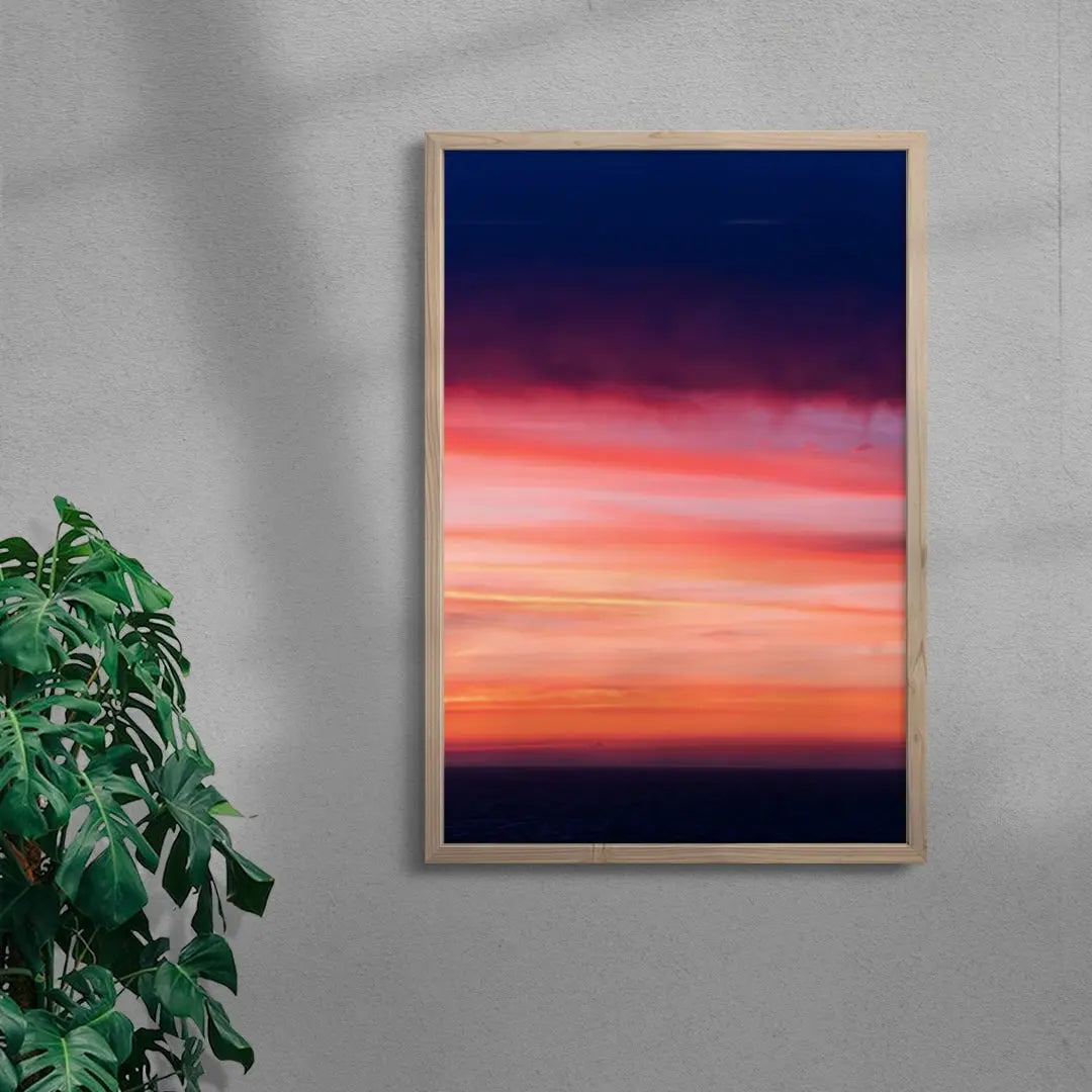 Gradient contemporary wall art print by Edward Jose - sold by DROOL