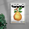 Honey Pear contemporary wall art print by George Kempster - sold by DROOL