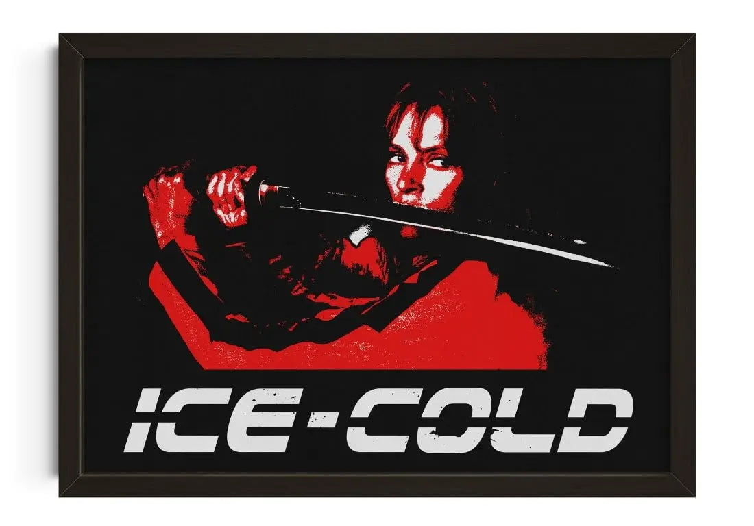 ICE-COLD contemporary wall art print by Utsav Verma - sold by DROOL