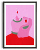 Load image into Gallery viewer, Vampire contemporary wall art print by Kissi Ussuki - sold by DROOL