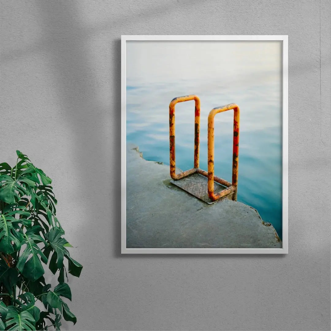 Rusty Pool contemporary wall art print by Steven Schultz - sold by DROOL