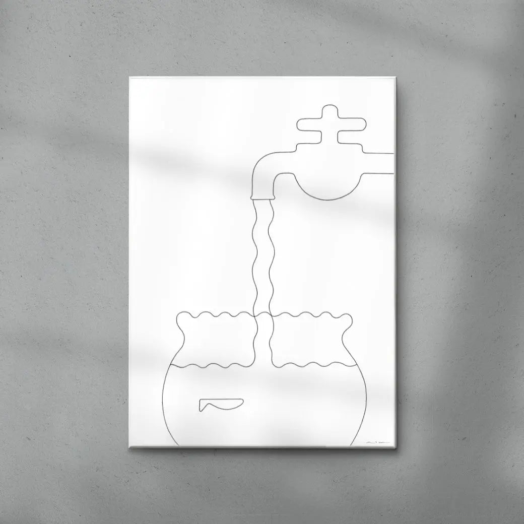 pet contemporary wall art print by CHIAKI KOBAYASHI - sold by DROOL