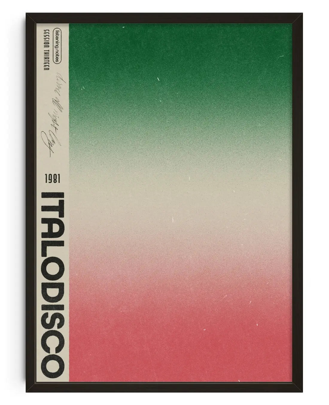 Italodisco contemporary art print by Henry M. - sold by DROOL