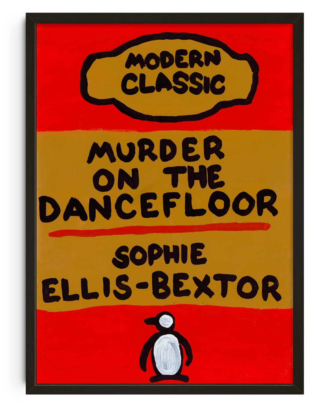 Murder On The Dancefloor contemporary wall art print by Times New Roadman - sold by DROOL