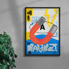 Love Is Like A Magnet contemporary wall art print by MEDG - sold by DROOL