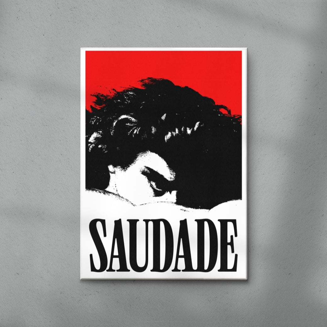 Saudade contemporary wall art print by Utsav Verma - sold by DROOL