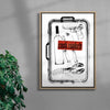 Cook Cooked contemporary wall art print by DEINSVIBING - sold by DROOL