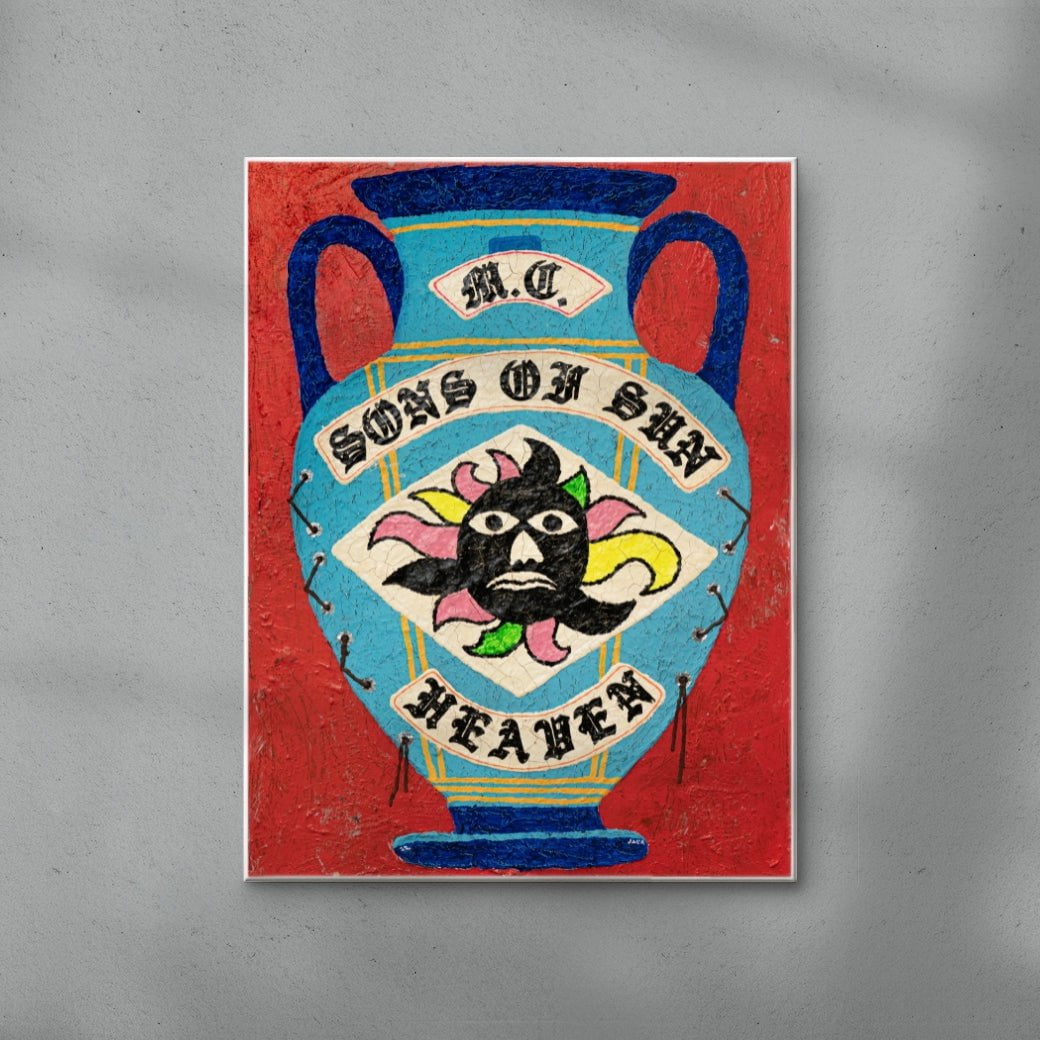 Pot 41 contemporary wall art print by Julien Jaca - sold by DROOL