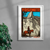 Yosemite contemporary wall art print by Othman Zougam - sold by DROOL