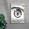 Escape To The Beginning contemporary wall art print by Todd Pham - sold by DROOL