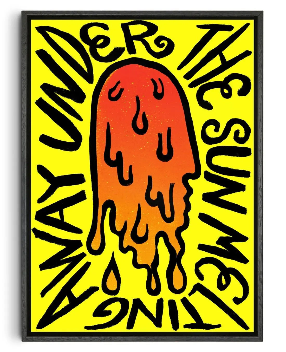 Under the Sun contemporary wall art print by Carilla Karahan - sold by DROOL