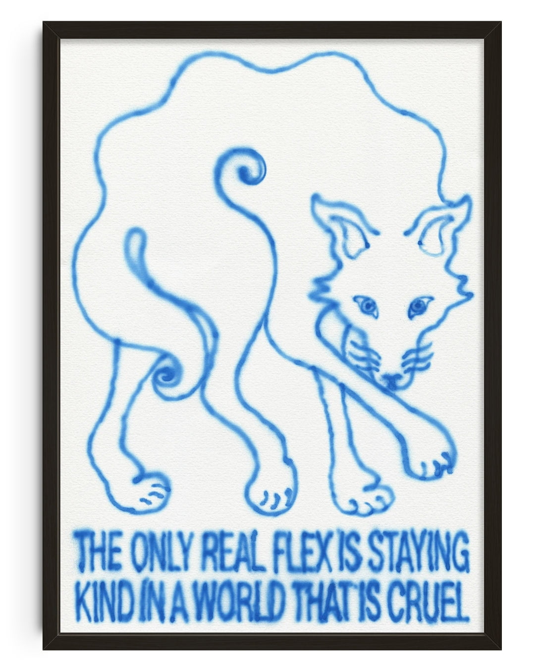 Staying Kind contemporary wall art print by Alexander Khabbazi - sold by DROOL