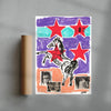 Scenes From contemporary wall art print by Caitlin Flood-Molyneux - sold by DROOL