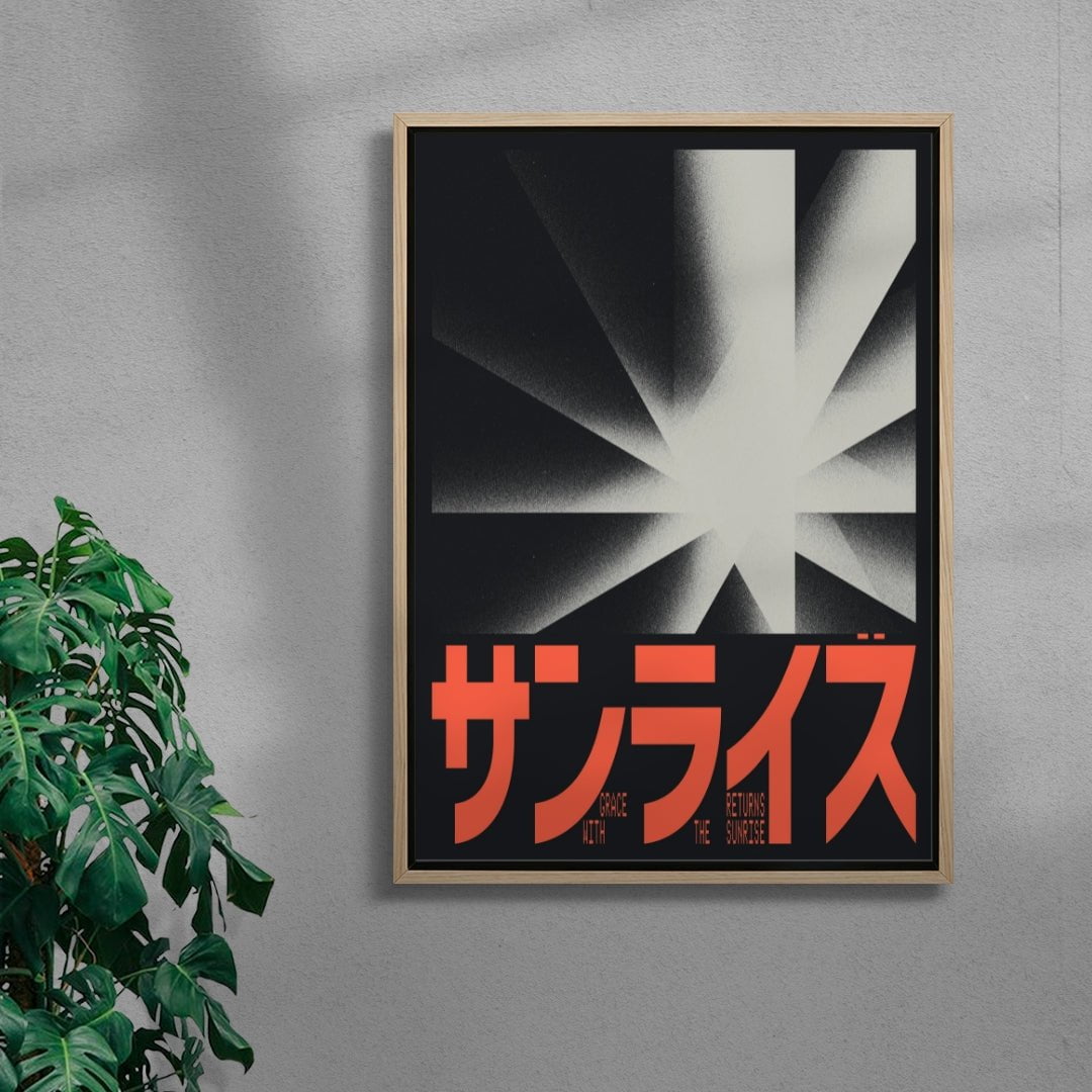 SANRAIZU contemporary wall art print by Xtian Miller - sold by DROOL