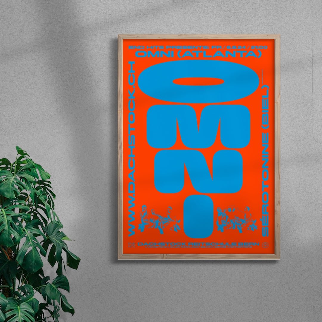 OMNI contemporary wall art print by Bollo - sold by DROOL