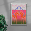 Nexus contemporary wall art print by Tristan Huschke - sold by DROOL