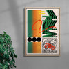 Clean contemporary wall art print by Tristan Huschke - sold by DROOL