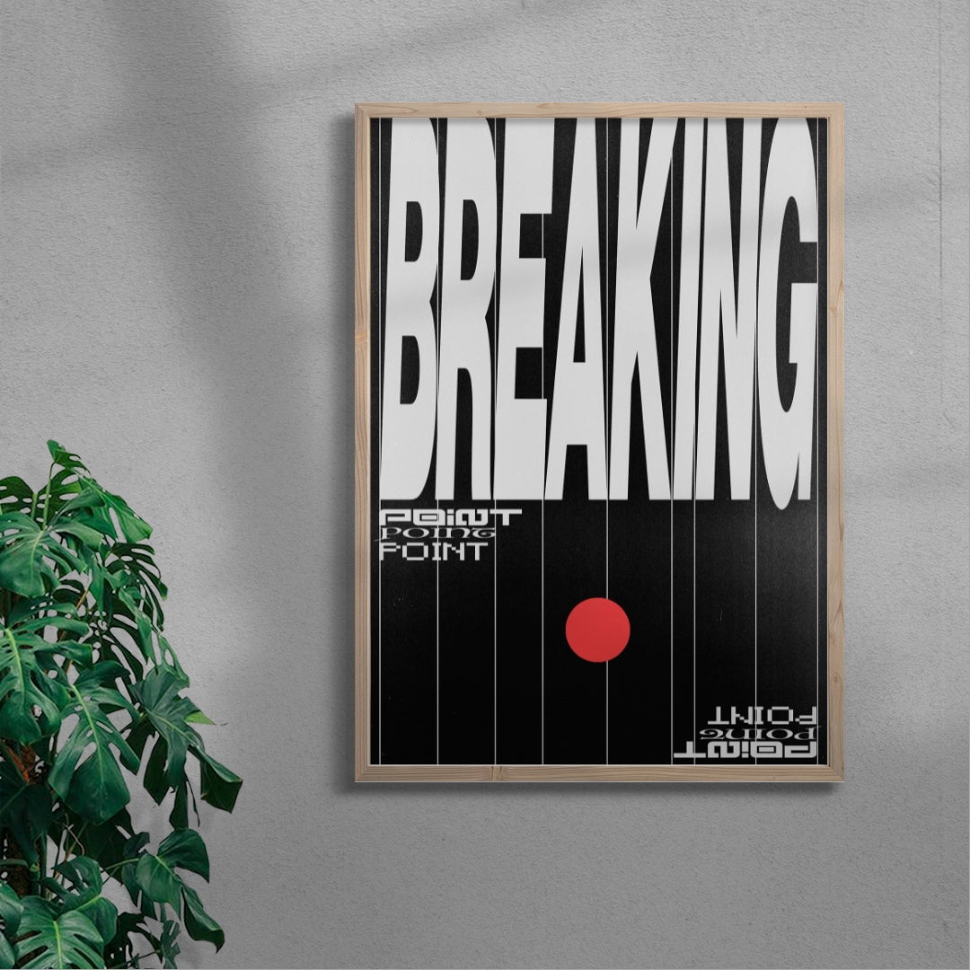 Breaking Point contemporary wall art print by Sheyi Adebayo - sold by DROOL